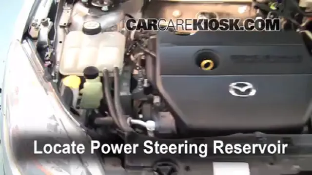 2010 Mazda 3 i 2.0L 4 Cyl. Liquide de direction assistée Vérifier le niveau de liquide